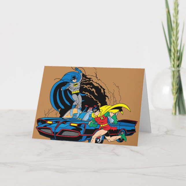 Carte Batman And Robin In Batcave (Devant)