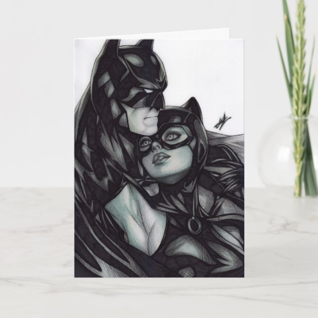 Carte Batman & Catwoman ~ Bruce Wayne & Selina Kyle (Devant)
