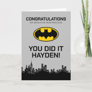 Carte Batman - Gotham City   Diplôme préscolaire