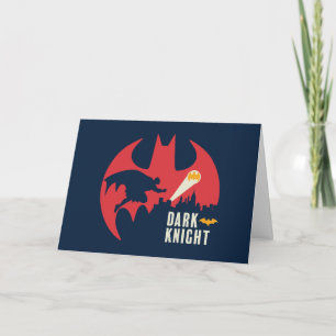 Carte Batman Le logo de la chauve-souris Dark Knight