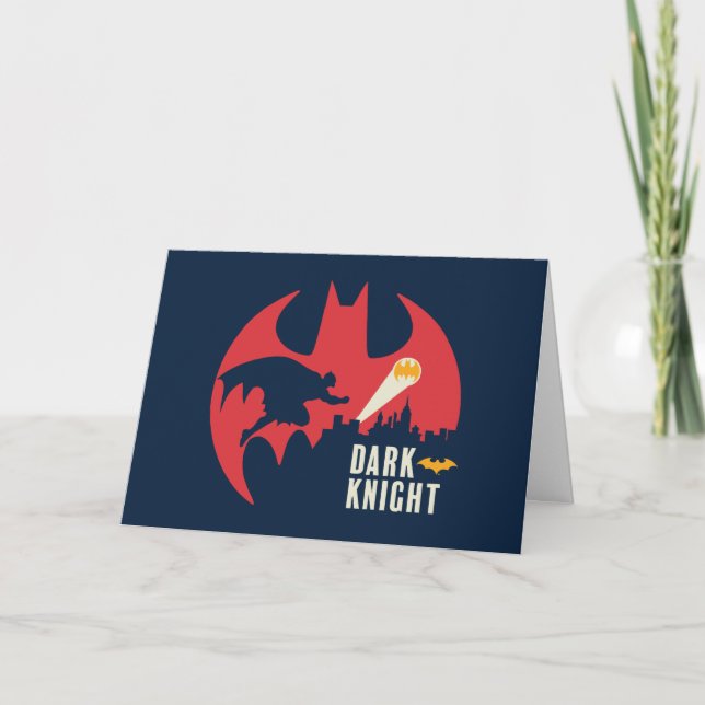 Carte Batman Le logo de la chauve-souris Dark Knight (Devant)
