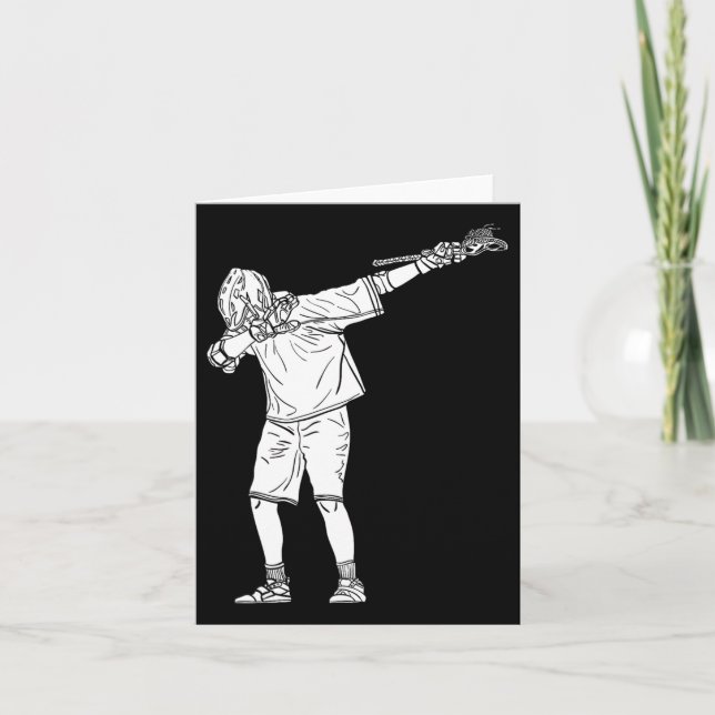 Carte Bâton de crosse Garçon Dabbing Jeune Dab Dance (Devant)