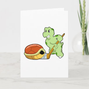 Carte Bâton de hockey sur glace Tortue