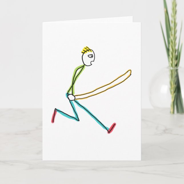 Carte Bâtonnet de saut à la corde (Devant)