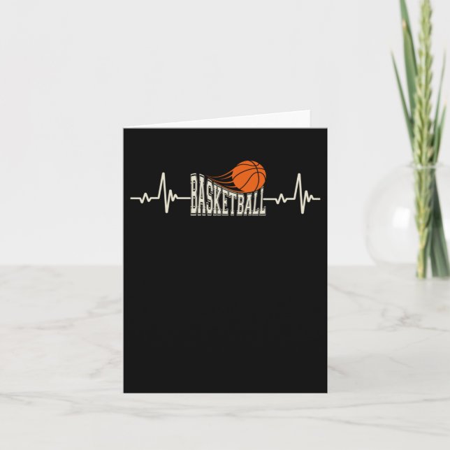 Carte Battement de cœur de basket 3  (Devant)
