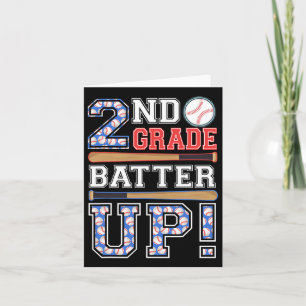 Carte Batterie de 2e année au baseball deuxième année Re