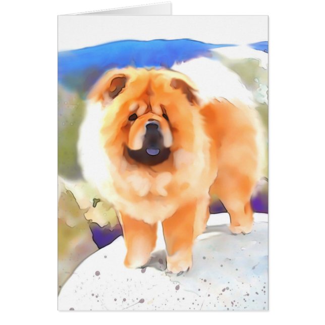 Carte "BAVARDE" d'art de bouffe de heARTdog (Devant)