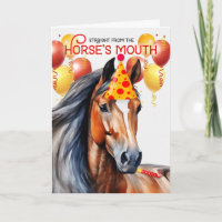 Bay Horse Amusant Anniversaire