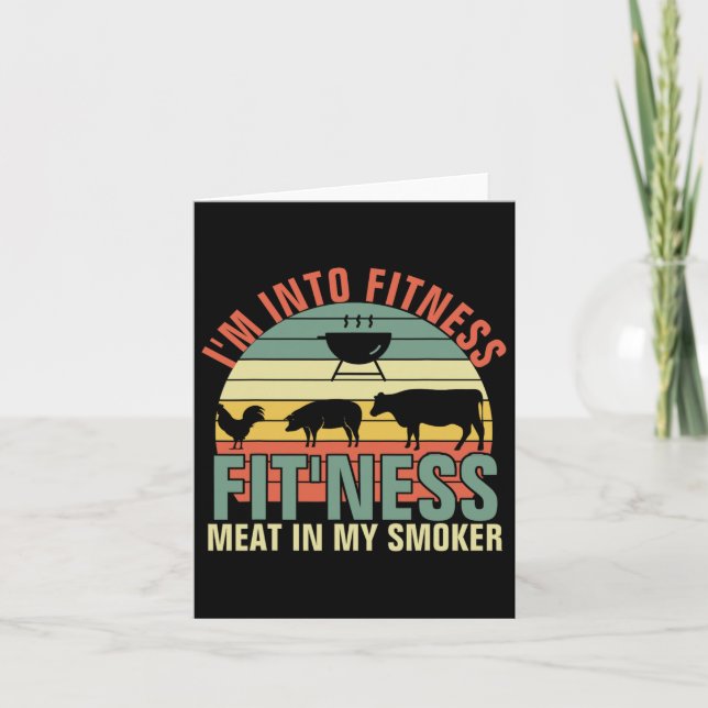 Carte Bbq amusant Je suis dans Fitness Fit'ness Viat dan (Devant)