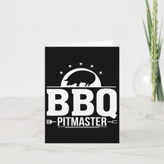 Carte Bbq Pitmaster Grill Master Tee Pour Les Amateurs D (Devant)