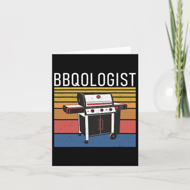 Carte Bbqologist Grill Byrbecue Funny Grilling (Devant)