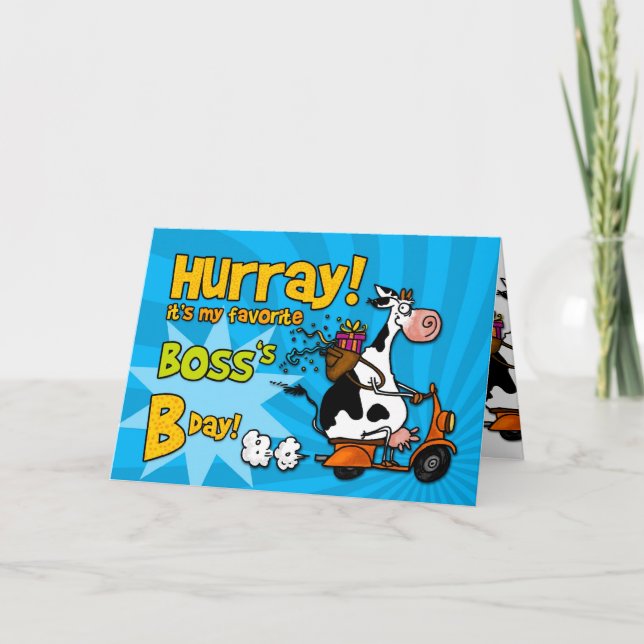 Carte bd scooter vache - patron (Devant)