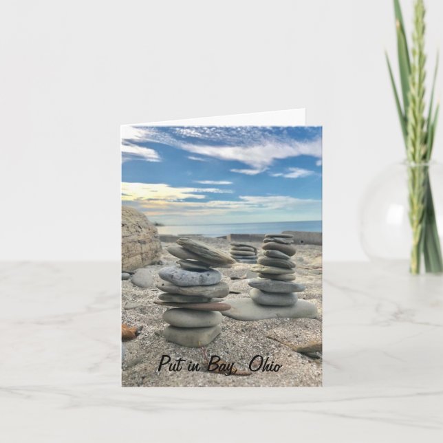 Carte Beach Rocks, Mettez dans Bay (Devant)