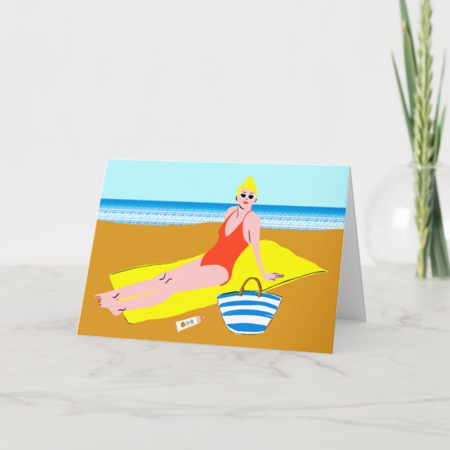 Carte Beachy Keen - Jaune (Devant)