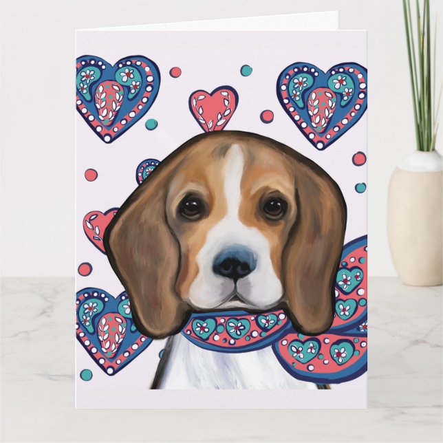Carte Beagle         (Devant)