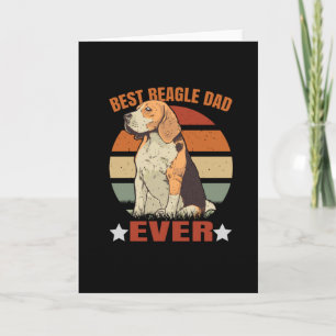 Carte Beagle de chien meilleur Beagle papa jamais