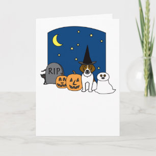 Carte Beagle Halloween