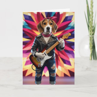 Carte beagle Rock Star