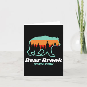 Carte Bear Brook State Park New Hampshire Bear Mountains