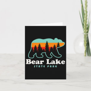 Carte Bear Lake State Park Camping Utah Randonnée