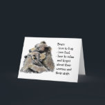 Carte Bear Totem, Animal Guide Funny Birthday<br><div class="desc">Bear Totem,  Animal Guide Inspirational and spiritual but funny card is a perfect Birthday card for the person in your life who displays all these characteristics .</div>