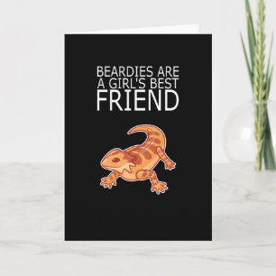 Carte Beared Dragon BARDIES FILLES MEILLEUR AMI Lizard