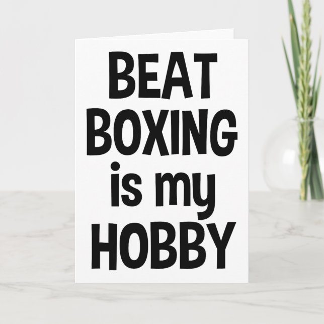 Carte Beat Boxing Est Mon Hob2  (Devant)