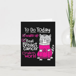 Carte Beat Breast Cancer Rule The World Survivor Citatio