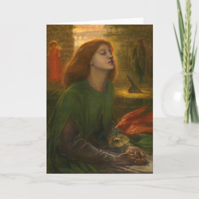 Carte Beata Béatrix - Dante Gabriel Rossetti (Devant)
