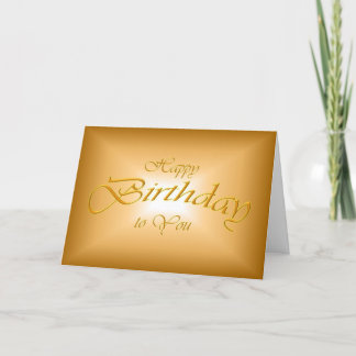Carte Beau anniversaire de diamant brun brun brillant