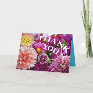 Carte Beau Merci de fleurs