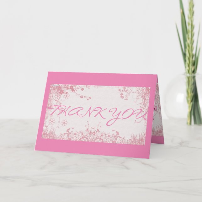 Carte Beau Merci d'expressions (Devant)