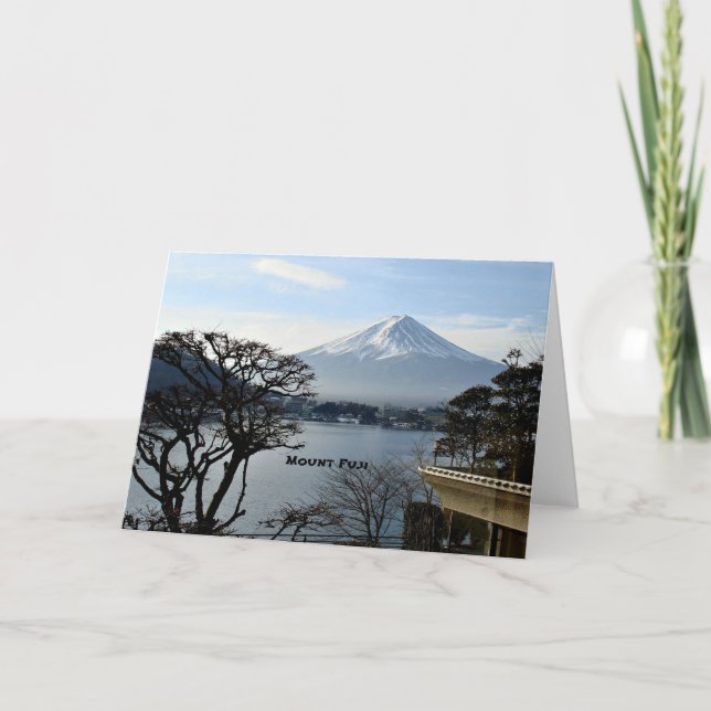 Carte Beau Mont Fuji (Devant)