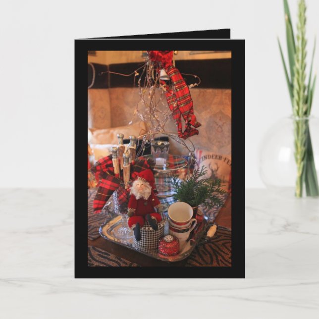 CARTE BEAU "NOËL" SOUHAITE AUX PERSONNES SPÉCIALES (Devant)