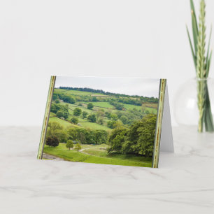 Carte Beau paysage anglais Yorkshire Dales