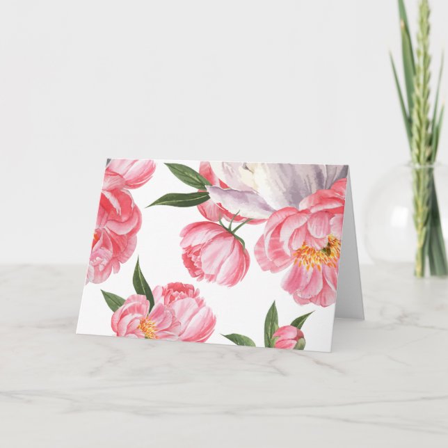 Carte Beau Rose (Devant)