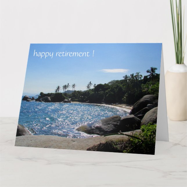 Carte beau soleil grand (Devant)