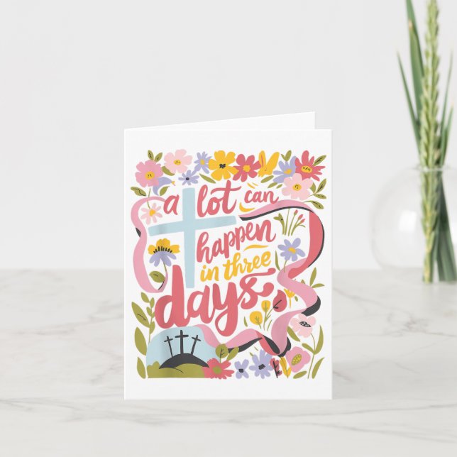 Carte Beaucoup De Choses Peuvent Arriver En 3 Jours Les  (Devant)