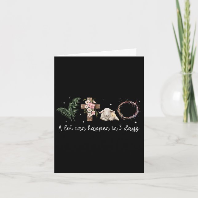 Carte Beaucoup De Choses Peuvent Arriver En 3 Jours Les  (Devant)
