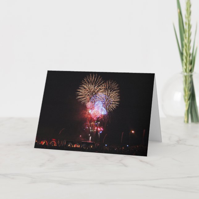 Carte Beaucoup de feux d'artifice (Devant)