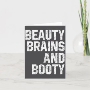 Carte Beauté drôle et journée de jambes Booty Gym Citati
