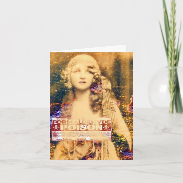 Carte Beauté et poison, Halloween (Devant)