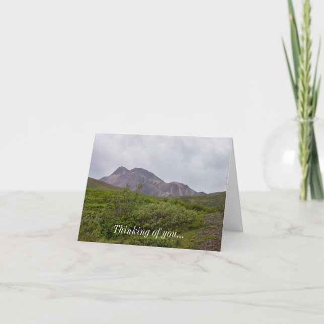 Carte Beauté Flashrled À Denali Penser À Vous (Devant)