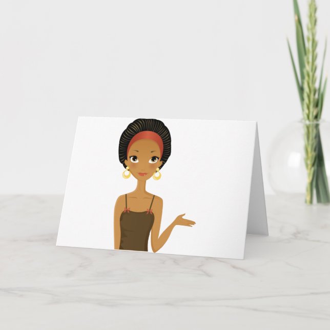 Carte Beauté noire (Devant)