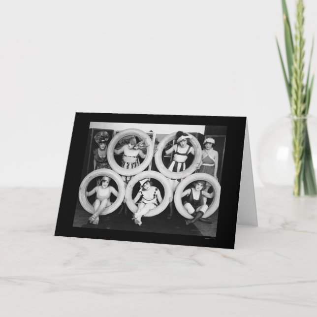 Carte Beautés de bain Mack Sennett 1922 (Devant)