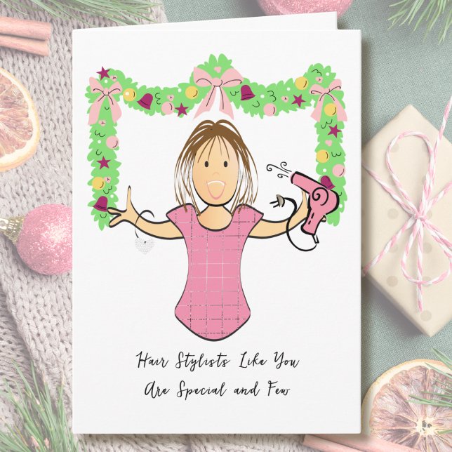 Carte Beautician Dessin Animé Drôle Merci du Client (Créateur téléchargé)