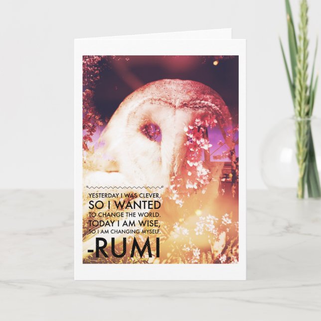 Carte Beautification de la Chouette d'Amérique (Devant)