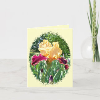 Carte Beautiful iris notecard