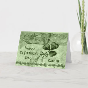 Carte Beautiful Shamrocks
