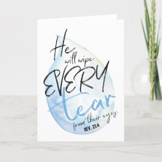 Carte Beautiful watercolor sympathy card